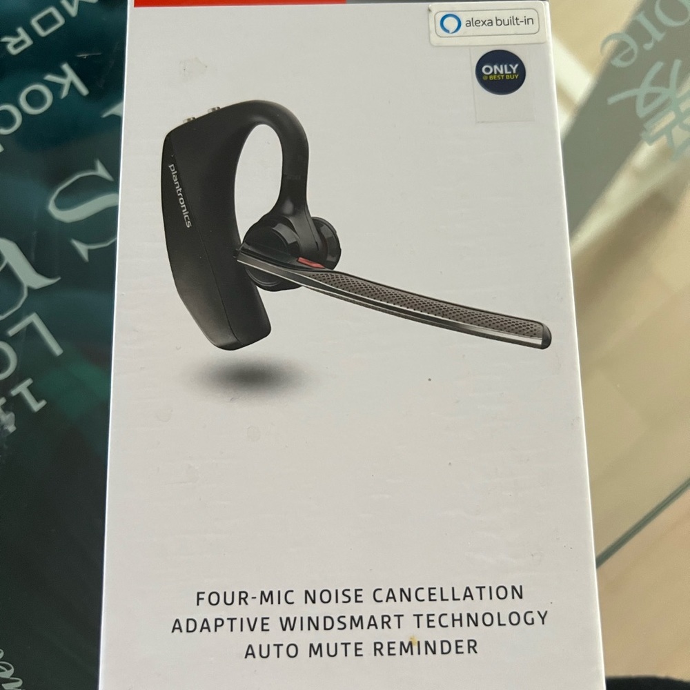 Plantronics - Voyager 5220 Bluetooth Headset with Amazon Alexa - Black